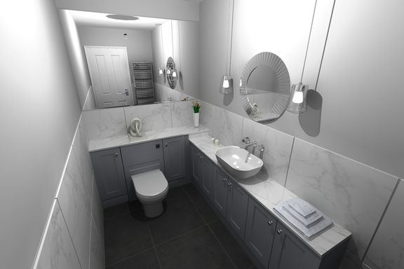 Family bathroom project — London
